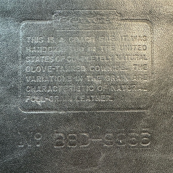 ❤️SOLD❤️Vintage Coach Navy Legacy Zip 9966 - Picture 7 of 11